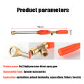 Long straight power sprayer stick nozzle spray car wash sterilization insecticide pesticide fish pond pigpen orchard vegetable garden. 