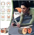 Fitness Rebound AB Roller with Elbow Support and Timer.