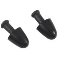 ABGZ-2X Black PVC Swimmer Swimming Nose Clip Ear Plug + Clear Case Unise-x. 