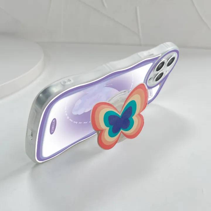 Jizetin%20for%20Huawei%20Mate%2020%20Pro%20Back%20Cover%20+%20Free%20Pop%20Socket%20Colorful%20Butterfly%20Soft%20Wavy%20Shape%20TPU%20Phone%20Case%20For%20Girls%20Boys%20-%20Image%209