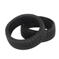 Road High Grip Rubber Tyres for 1/18 Scale Ldrc Rc Model Car, Essential Rc Accessories. 