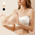 Invisible strapless bra for women wireless push up non slip wedding brassiere big breasts underwear sexy lingerie S-XL plus size dislikelike. 