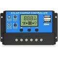 Usb পোর্ট সহ 20a 12v সোলার চার্জ কন্ট্রোলার - solar charge controller.