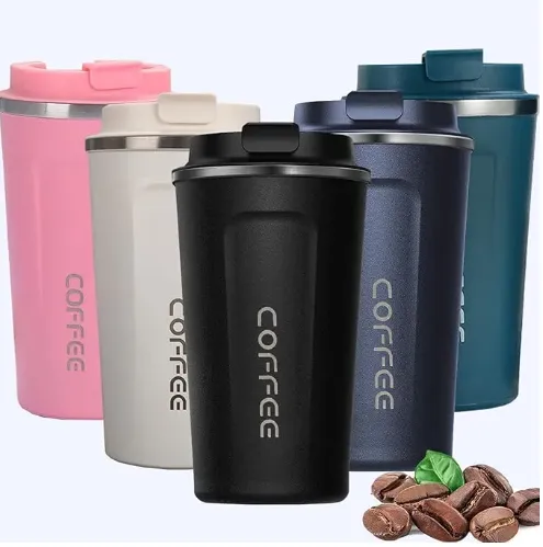 Stainless Steel Vacuum Coffee Cup Office Mug Creative Outdoor Leisure Car Cup Inva Gadget