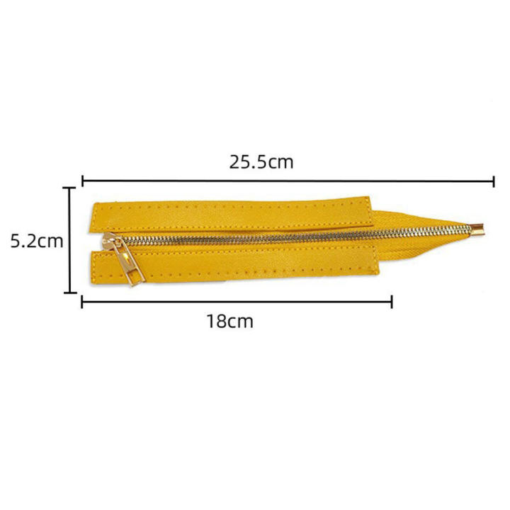 Leather%20Accessories%20Metal%20Tooth%20Zipper%20Manual%20Bag%20PU%20Pull%20Chain%20/30cm%20Woven%20Foreskin%20-%20Image%208