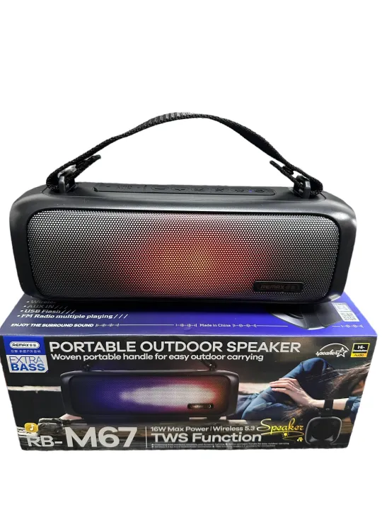 REMAX OFFICIAL REMAX Portable Super Bass Wireless Party Speaker With ...