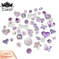 Carat Headwear Making Beads Bear Mixing Style Transparent Loose Beads. 