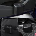 Mini Trash Bin Auto Dust Organizer Car Interior Rubbish Bag Garbage Container Storage Box Bucket Hanging Small Car Accessories. 