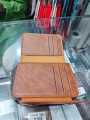 Blocking Zip Pocket Purse Lady Men Wallet Case Unisex Leather Card Holder.