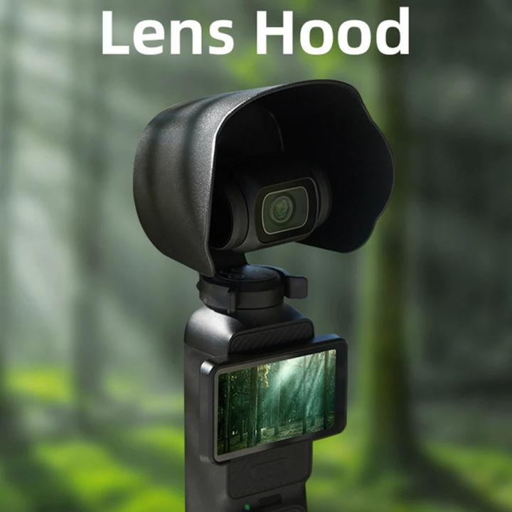 Lens Sun Hoods Camera Protector Hood Lens Protective Cover Guard Sunshade For DJI OSMO Pocket 3 Camera Accessories