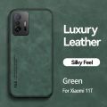 For Xiaomi 11 11X T 10 Lite 9 Ultra Pro Mix4 CIVI 3 2 Case Goatskin plush ultra-thin magnetic patch holder 360° full protection Back cover car navigation bracket casing.