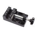 Small Vise Mini Flat Clamp Table Jaw DIY Hand Tools 13.5X6.5X3.6cm. 