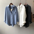 Women's Long Sleeve Casual Work Shirt Polyester Regular Fit Office Blouse Tops Elegant Business Wear. 