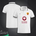 AS Roma Short Sleeve Collar Polo Football Jersey For Men - Half Sleeve Collar Polo Roma t shirt - Roma Fan Jersey.