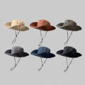 Quick-Dry Sun Hat  Mens Outdoor Breathable Safari Hat Wide Brim Lightweight Bucket Cap for Hiking Fishing Travel Beach Gardening. 