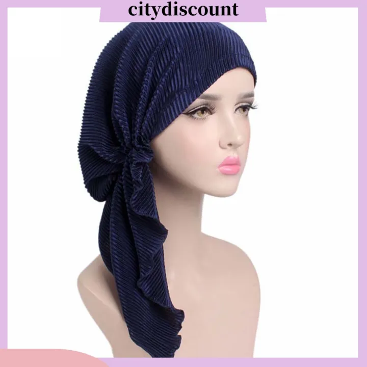 City_Fashion%20Women%20Wrinkle%20Long%20Turban%20Cap%20Head%20Wrap%20Chemo%20Hat%20Beanie%20Muslim%20Hijb%20-%20Image%205