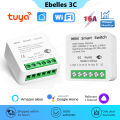 Tuya WiFi Smart Switch with Power Monitor Socket Light Switch Controller Breaker Smart Life APP Works With Alexa Google Alice.