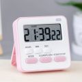 Portable Mini Digital Clock with Flashing Light Timer Cooking Kitchen Sport Study Game with Magnetic Countdown Alarm Clock. 