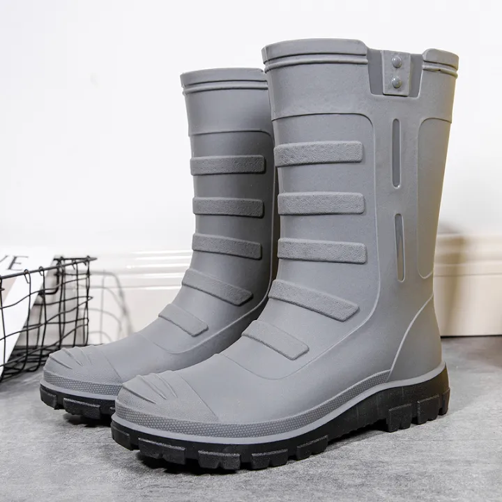 Fashion%20trend%20four%20seasons%20waterproof%20shoes%20men's%20wear%20high%20rain%20boots%20with%20fleece%20warm%20non-slip%20fishing%20rain%20boots%20professional%20shoes%20-%20Image%208
