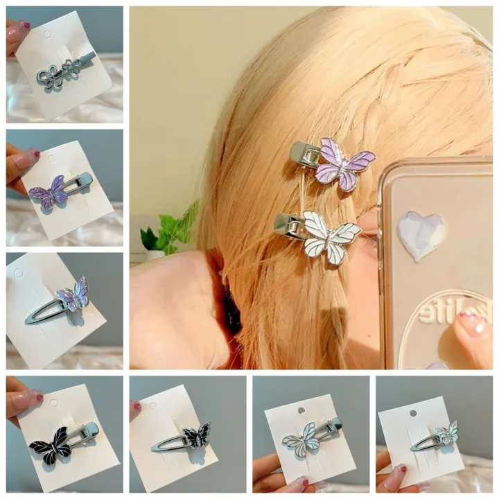 New%20Silver%20Color%20Butterfly%20Hair%20Clip%20Y2K%20Simple%20Butterfly%20Hairpin%20Fashion%20Accessories%20Butterfly%20Pattern%20Hairpins%20-%20Image%204