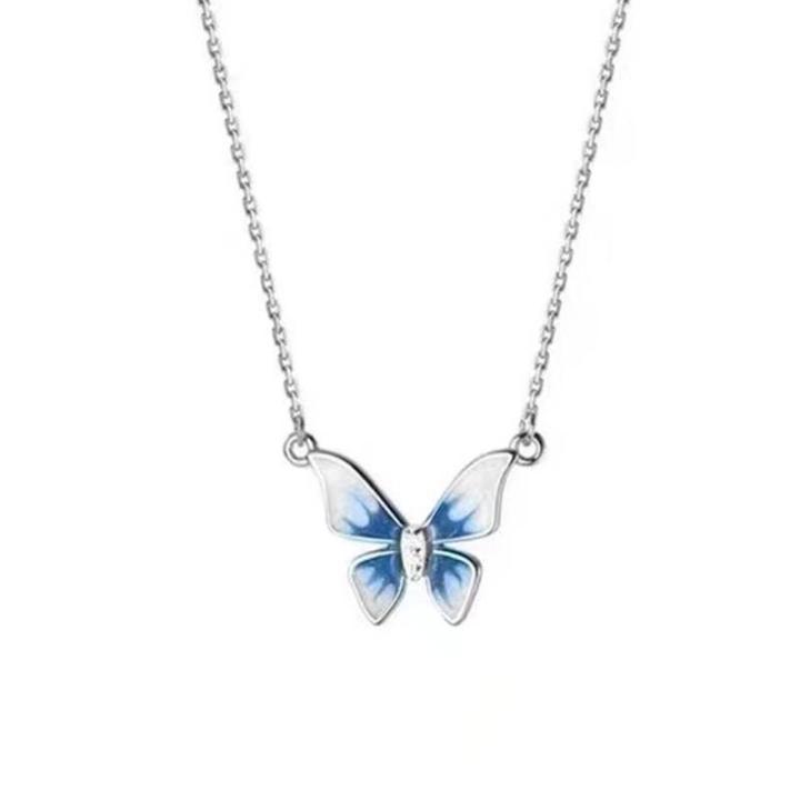 Xiaohongshu%20with%20the%20same%20style%20Zhuang%20Zhou%20Mengdie%20gradient%20butterfly%20necklace%20women's%20ins%20niche%20temperament%20blue%20butterfly%20clavicle%20chain%20accessories%20-%20Image%205