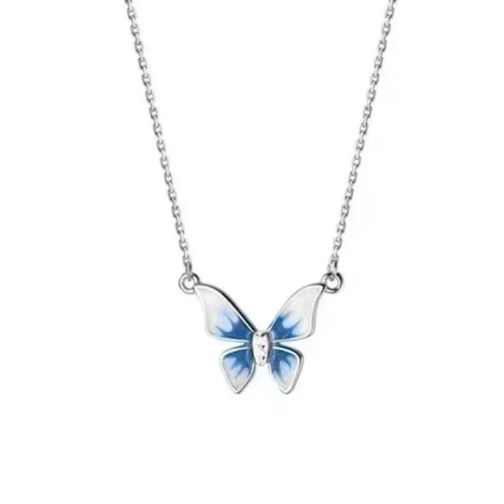 Xiaohongshu%20with%20the%20same%20style%20Zhuang%20Zhou%20Mengdie%20gradient%20butterfly%20necklace%20women's%20ins%20niche%20temperament%20blue%20butterfly%20clavicle%20chain%20accessories%20-%20Image%205