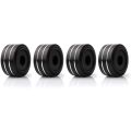 ICQURBT 12Pcs 40X20mm Aluminum HiFi AMP Speaker Isolation Stand Turntable DAC Feet Pad. 