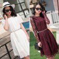 Cute Metal Adjustable Thin Ladies Waist Pearl Chain Belt For Decorative Cloth. 