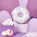 Lunch Box For Kid School Child Snack Box Donut Cartoon Leakproof Bento Box Lunch Bags With Fork Spoon 3 Compartment Microwavable Luolong. 