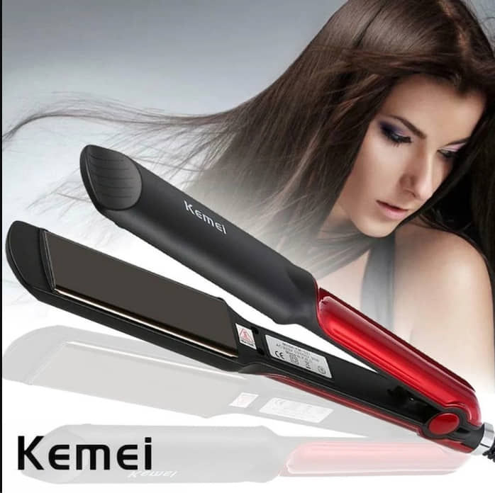 Kemei Km-531 Professional Fast Heating Hair Straightener Wet Dry Ceramic Coating Electric Hair Straightener