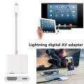 Lightning to Digital AV TV HDMI Cable Adapter with Lightning Charging Port for iPad Air iPhone 6 6S 7 7Plus. 