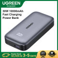 UGREEN PB502 (25185) 30W 10000mAh Fast Charging Power Bank - UGREEN 10000mAh Two-way Fast Charging Power Bank - 30W Highspeed Recharge - Connector type: USB Type-C, USB Type-A - Wide Compatibility.
