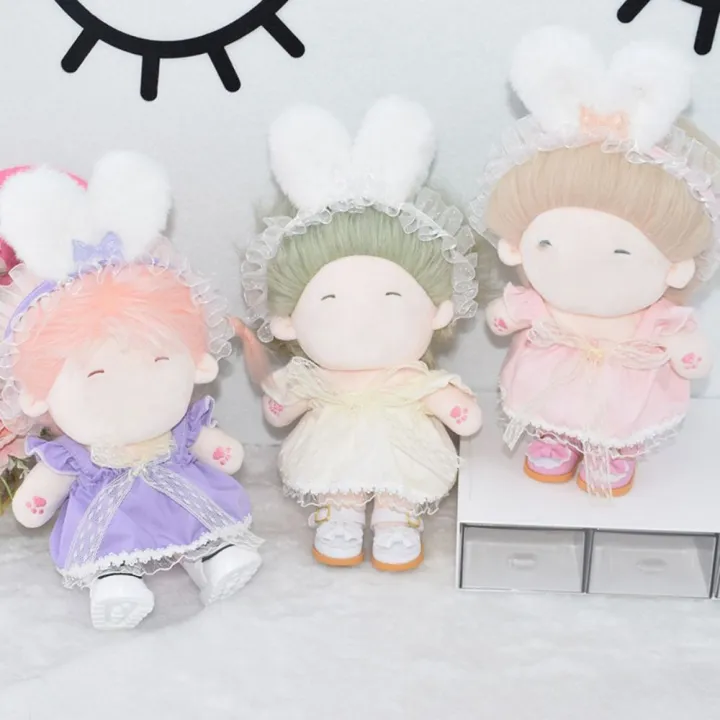 Colorful%20Cotton%20Doll%20Skirt%20for%2010cm/20cm%20Doll%20Clothes%20Plush%20Doll's%20Clothing%20Handmade%20Outfit%20Accessories%20Fashion%20Kids%20Toys%20Gift%20Luhuai%20CVC%20-%20Image%202