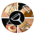 Stainless Steel Kitchen Accessories Multi-function Vegetable Peeler Cutter Potato Carrot Grater Fruit Vegetable Salad Tools. 