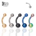 1PC 14G G23 Titanium Piercing Nose Ring Navel Surgical Belly Button Rings Navel Piercing Goth Ombligo Ball Nombril.