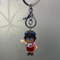 Machine Doll Bulma Dr. Slump PVC Keychain Arale Cosplay Cute Slump Toy Keyring Wings Pendant Gift Action Figure. 