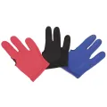 3pcs/6pcs 3-finger Cue Gloves Elastic Open Pool Gloves for Left Hands and Right Hands. 