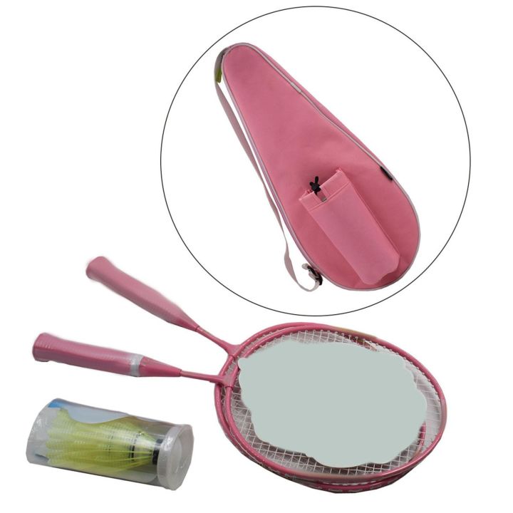 Badminton%20Racket%20Bag%20Racket%20Cover%20Dustproof%20Waterproof%20Sport%20Bag%20for%20Children%20with%20Adjustable%20Shoulder%20Strap%20Pink%20Equipment%20Bag%20-%20Image%204