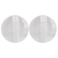 2X Microwave Oven 11 mm Long Plastic Spool Rotary Knob Timer. 