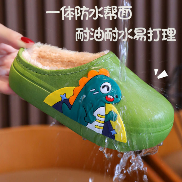 %E3%80%90Hengli%20jewelry%20story%E3%80%91(NEW)Winter%20Kid%20Cartoon%20Cute%20Warm%20Waterproof%20Non-Slip%20Girls%20Home%20Boys%20Baby%20Furry%20Children%20Cotton%20Slippers%20-%20Image%202