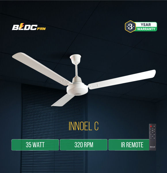 Innoel BLDC Ceiling Fan - 35 Watts (56 Inch/1400 mm)-C-Model