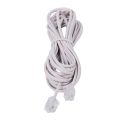 LKPCIGCXM 2X 6P2C RJ11 Male to Male Plug Telephone Line Cable Wire 5M. 