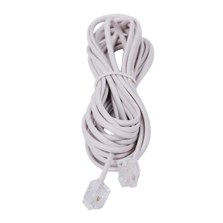 LKPCIGCXM%202X%206P2C%20RJ11%20Male%20to%20Male%20Plug%20Telephone%20Line%20Cable%20Wire%205M%20-%20Image%202