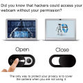 Protective Slider Webcam cover. 