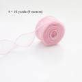Multi-Use Ribbon Roll Handmade Gift 10Yards Length Satin Ribbon 40mm Width Party Supplies Organza Ribbons for Gift Wrapping Wedding Decor Birthday Party Bow Making DIY Crafts.