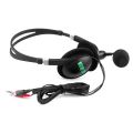 Noise Canceling Computer Headset 3.5 mm Headphone Wired Earphone with Microphone Lightweight for Laptop PC School Children. 