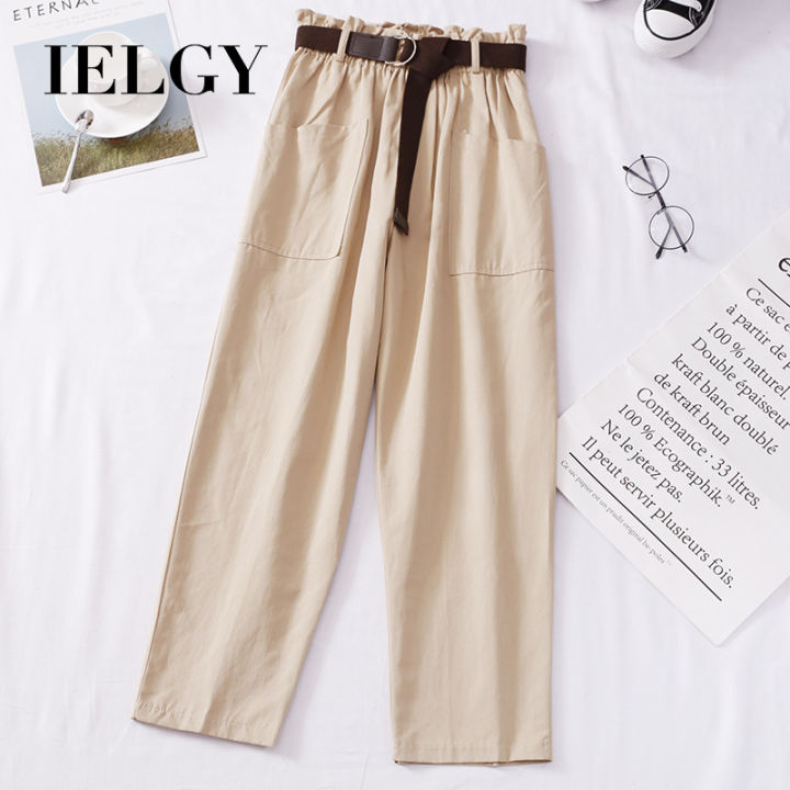 IELGY%20tooling%20pants%20female%20straight%20pants%20summer%20bf%20Hong%20Kong%20flavor%20high%20waist%20was%20thin%20and%20loose%20casual%20nine-point%20pants%20-%20Image%202