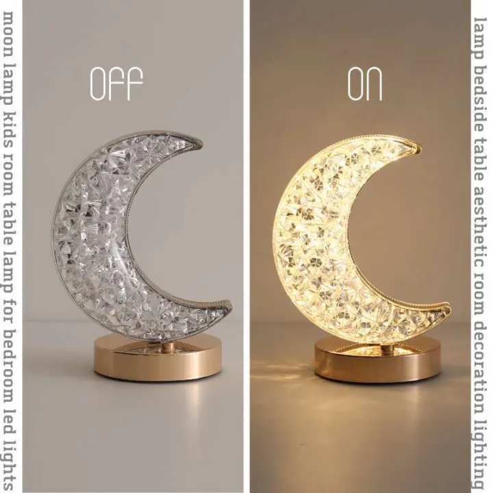 Bedroom%20Crystal%20Touch%20Dimming%20Night%20Light%20Girls%20Room%20Home%20Decor%20Aesthetics%20USB%20Bedside%20LED%20Ambient%20Table%203d%20Moon%20Lamp%20-%20Image%203