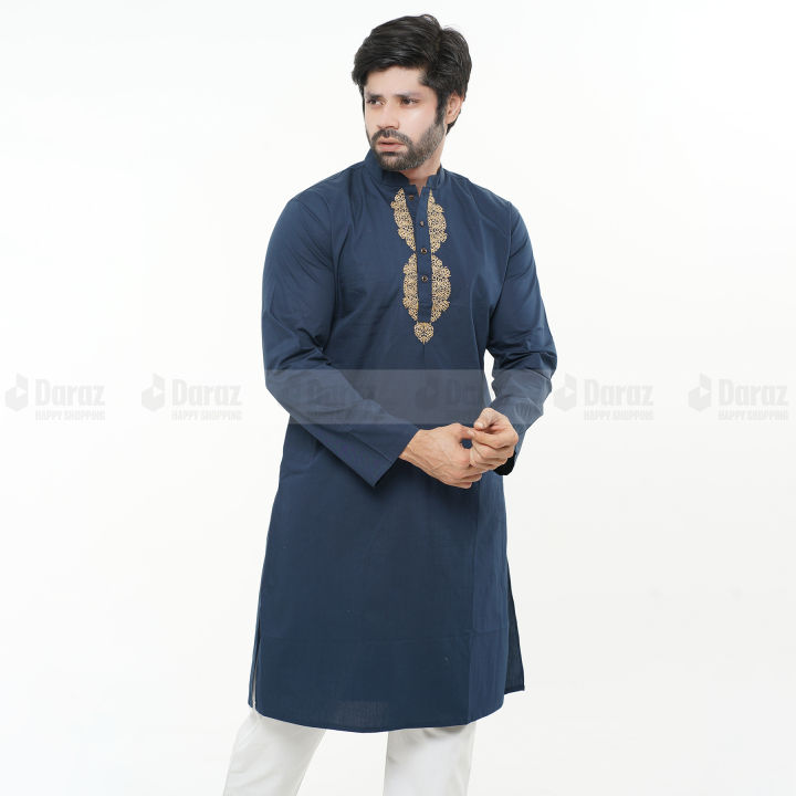 Fashionable%20Cotton%20Embodary%20Only%20Punjabi%20For%20Man;s%20-%20Image%205