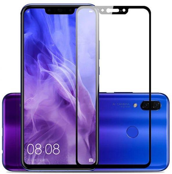6D Glass Screen Protector for Huawei Nova 3i - Black